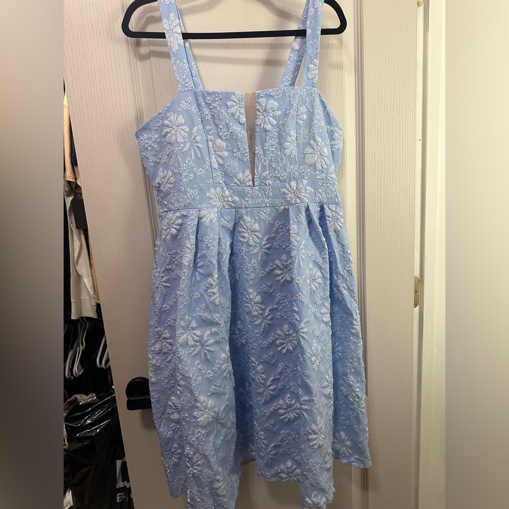 Blue Floral Dress